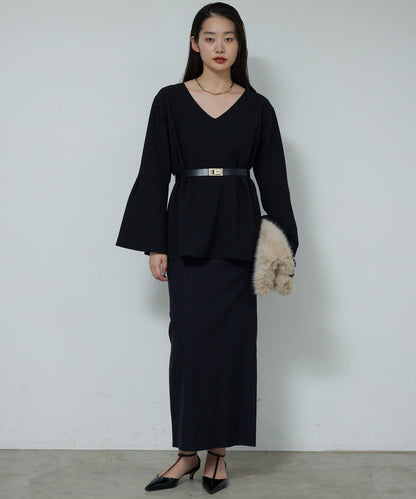 【近日開始】【前後兩穿】喬其紗喇叭袖