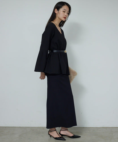 【近日開始】【前後兩穿】喬其紗喇叭袖