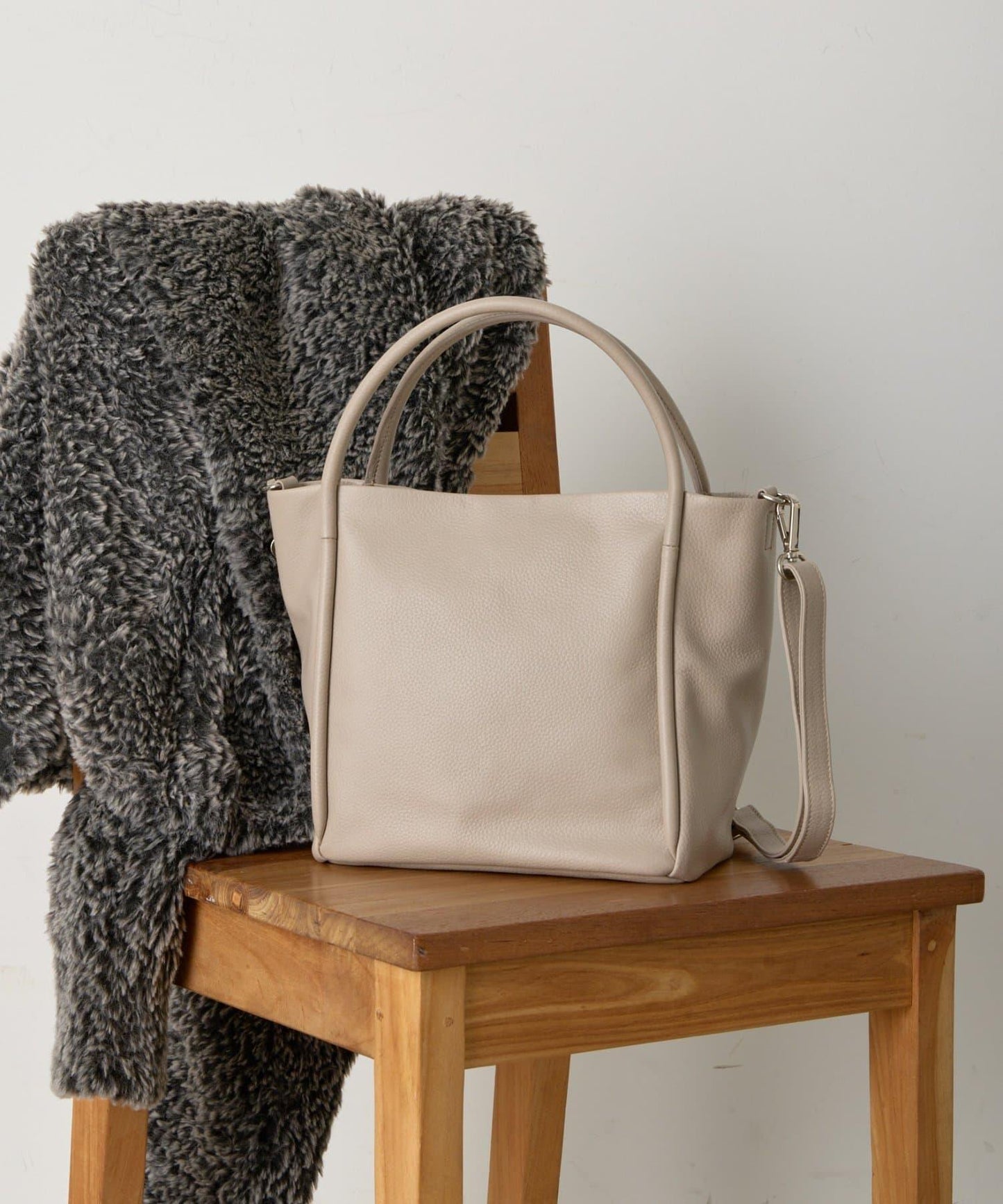 真皮口袋迷你包