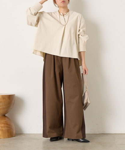 彈力磨毛高領襯衫