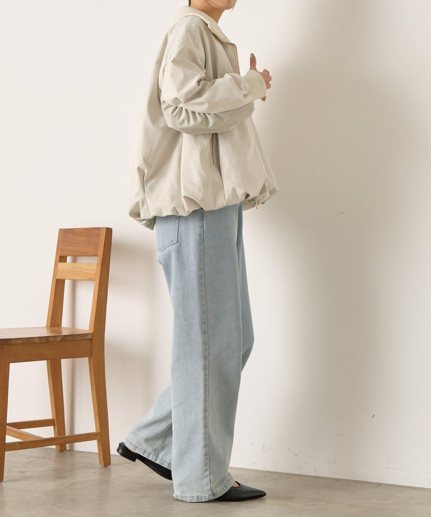 中棉羽絨氣球夾克