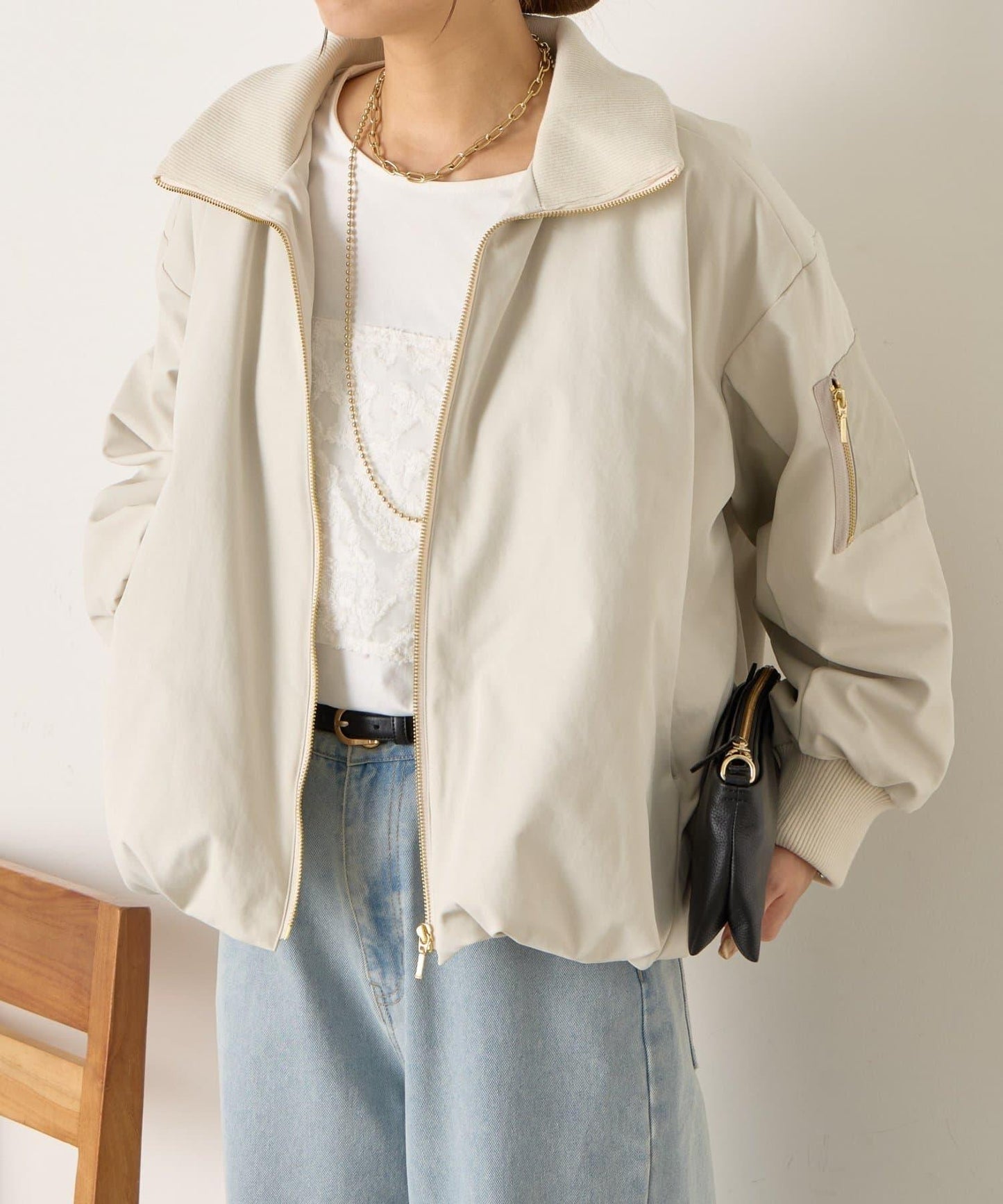 中棉羽絨氣球夾克