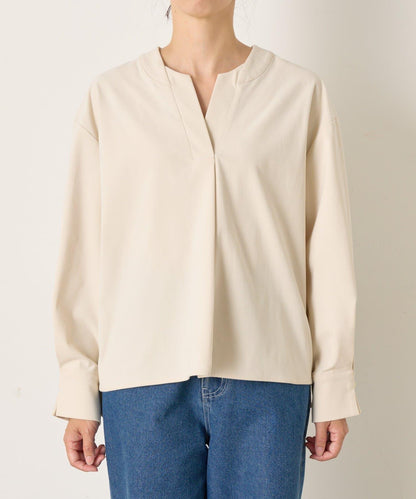 彈力磨毛高領襯衫