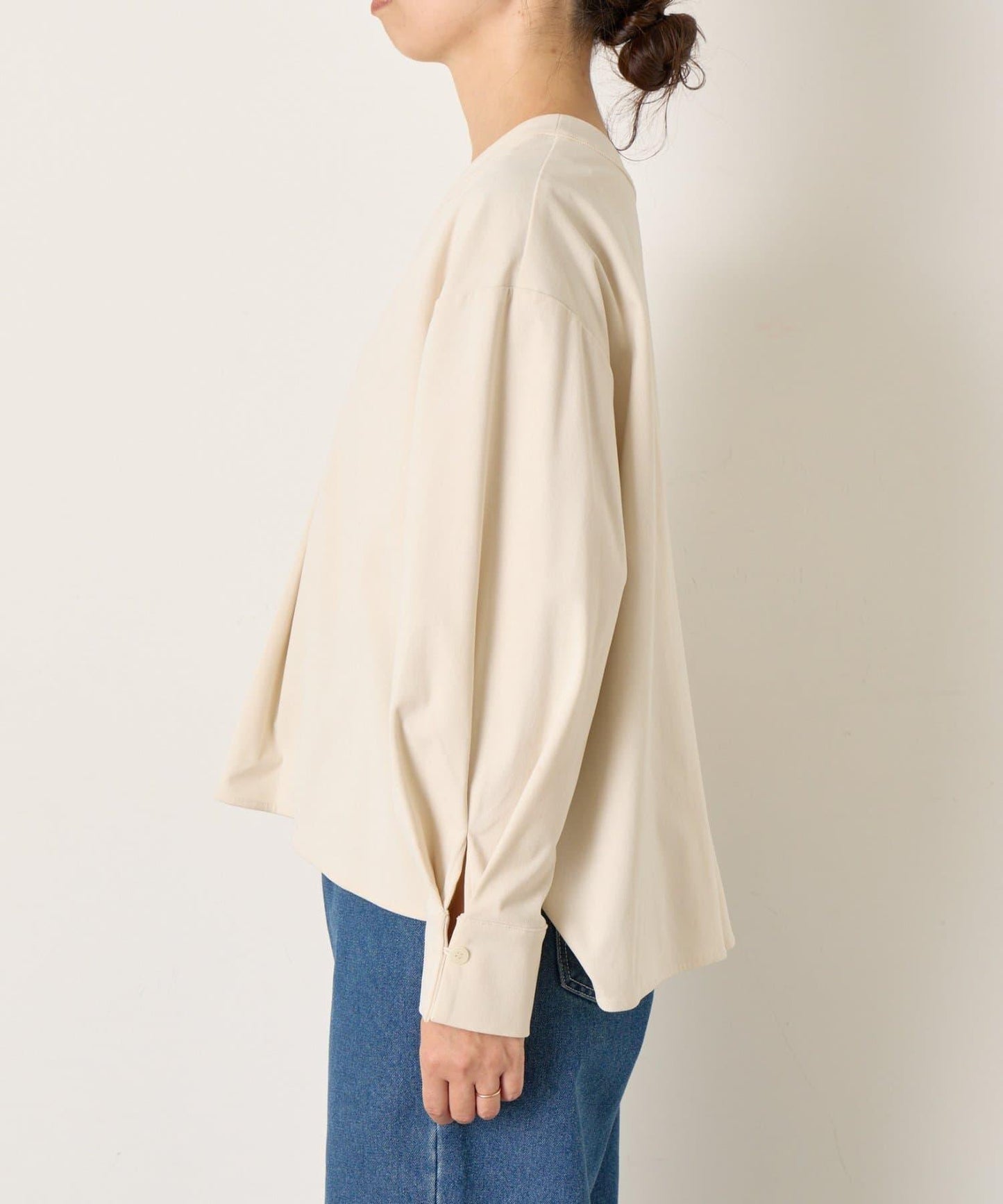 彈力磨毛高領襯衫