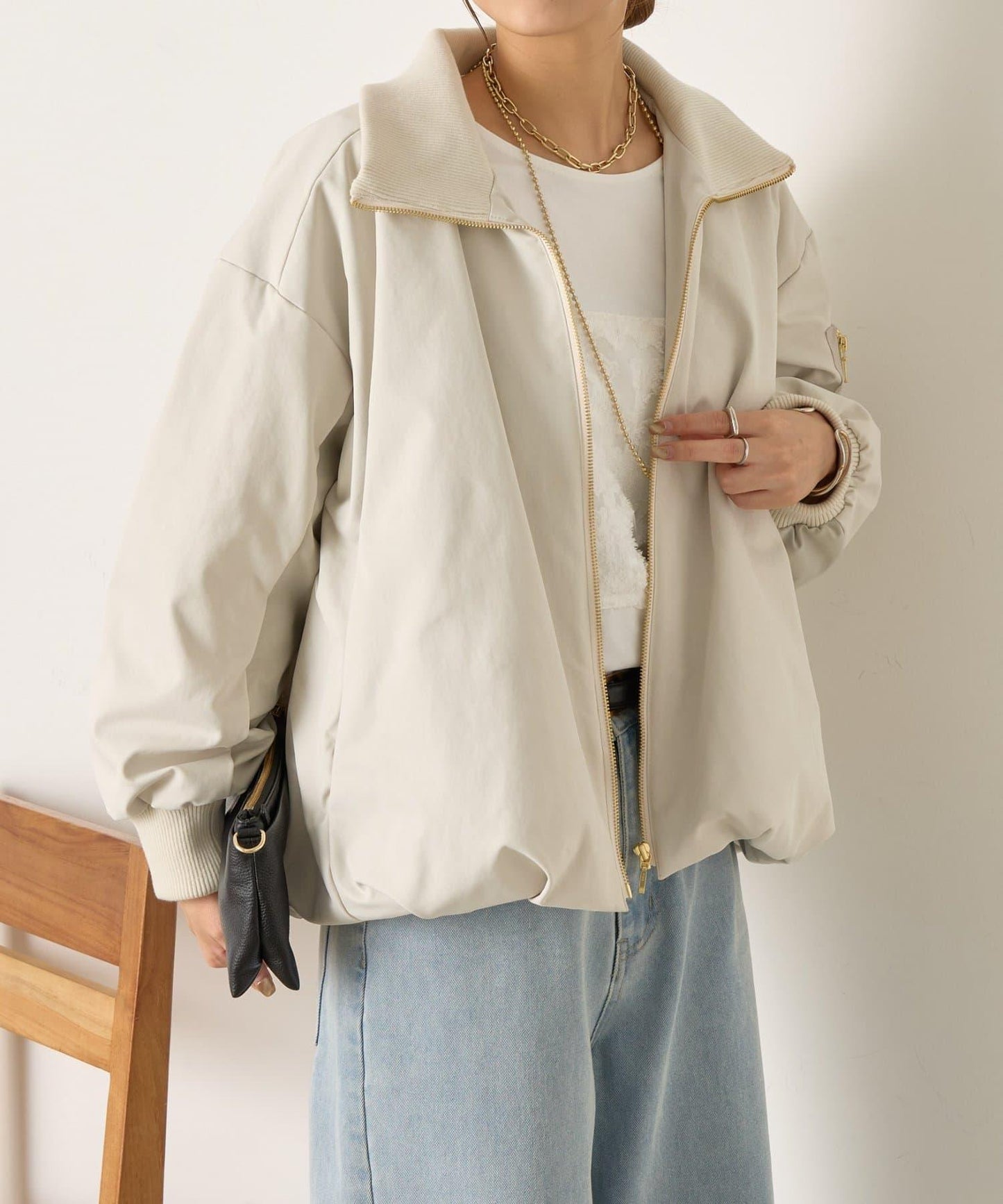 中棉羽絨氣球夾克