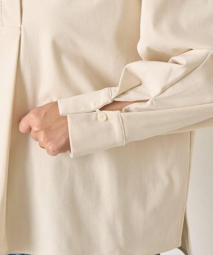 彈力磨毛高領襯衫