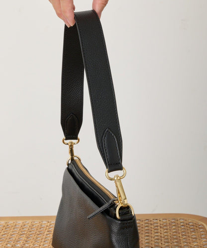 帶金屬牌真皮迷你包