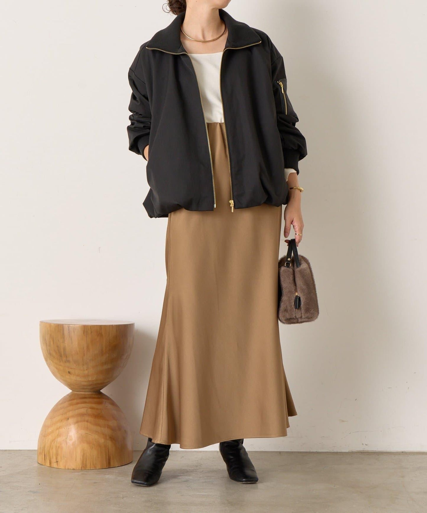 中棉羽絨氣球夾克