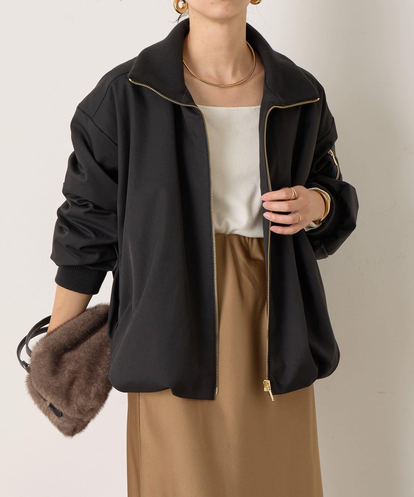 中棉羽絨氣球夾克