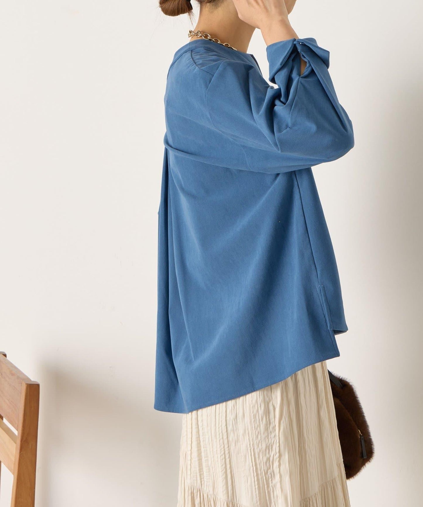 彈力磨毛高領襯衫