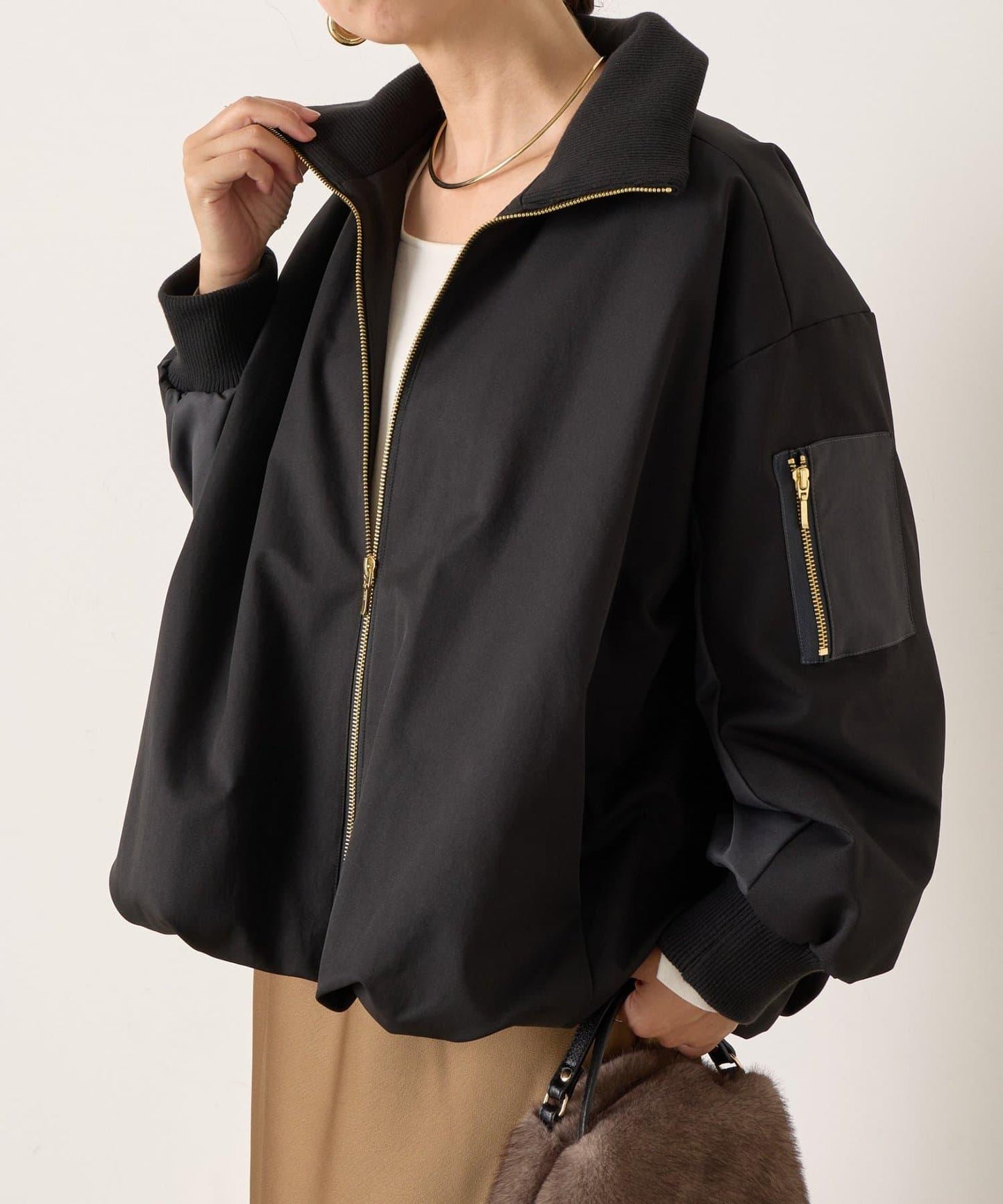 中棉羽絨氣球夾克