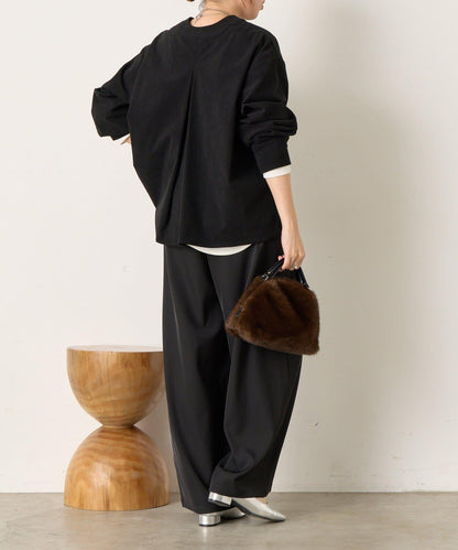 彈力磨毛高領襯衫