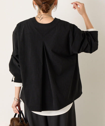 彈力磨毛高領襯衫