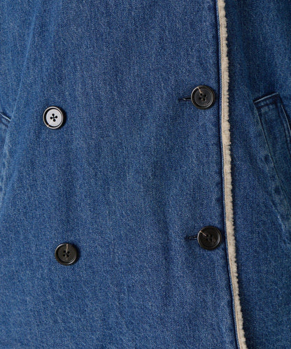 牛仔羊羔絨大衣