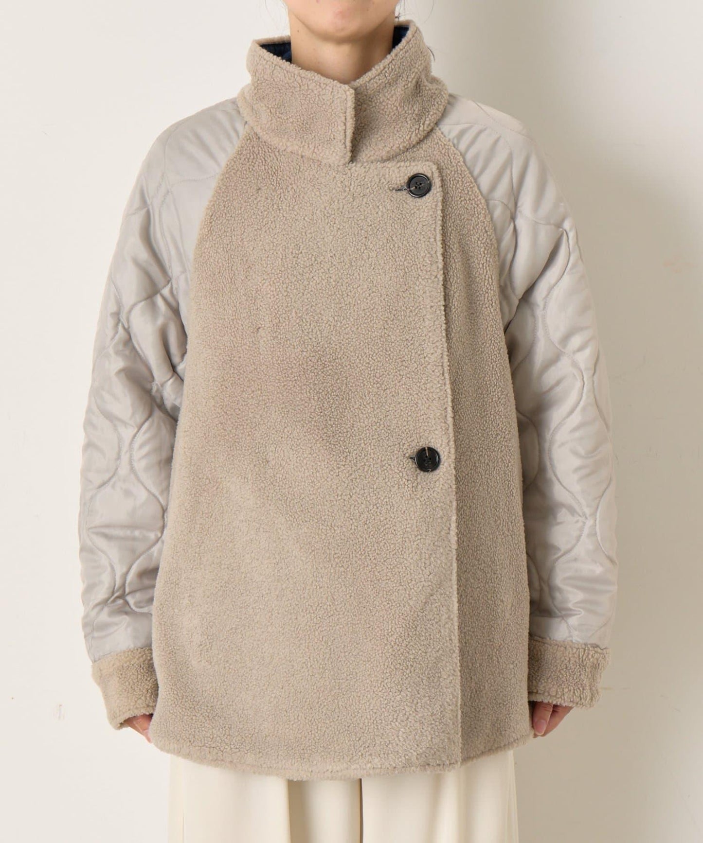 牛仔羊羔絨大衣