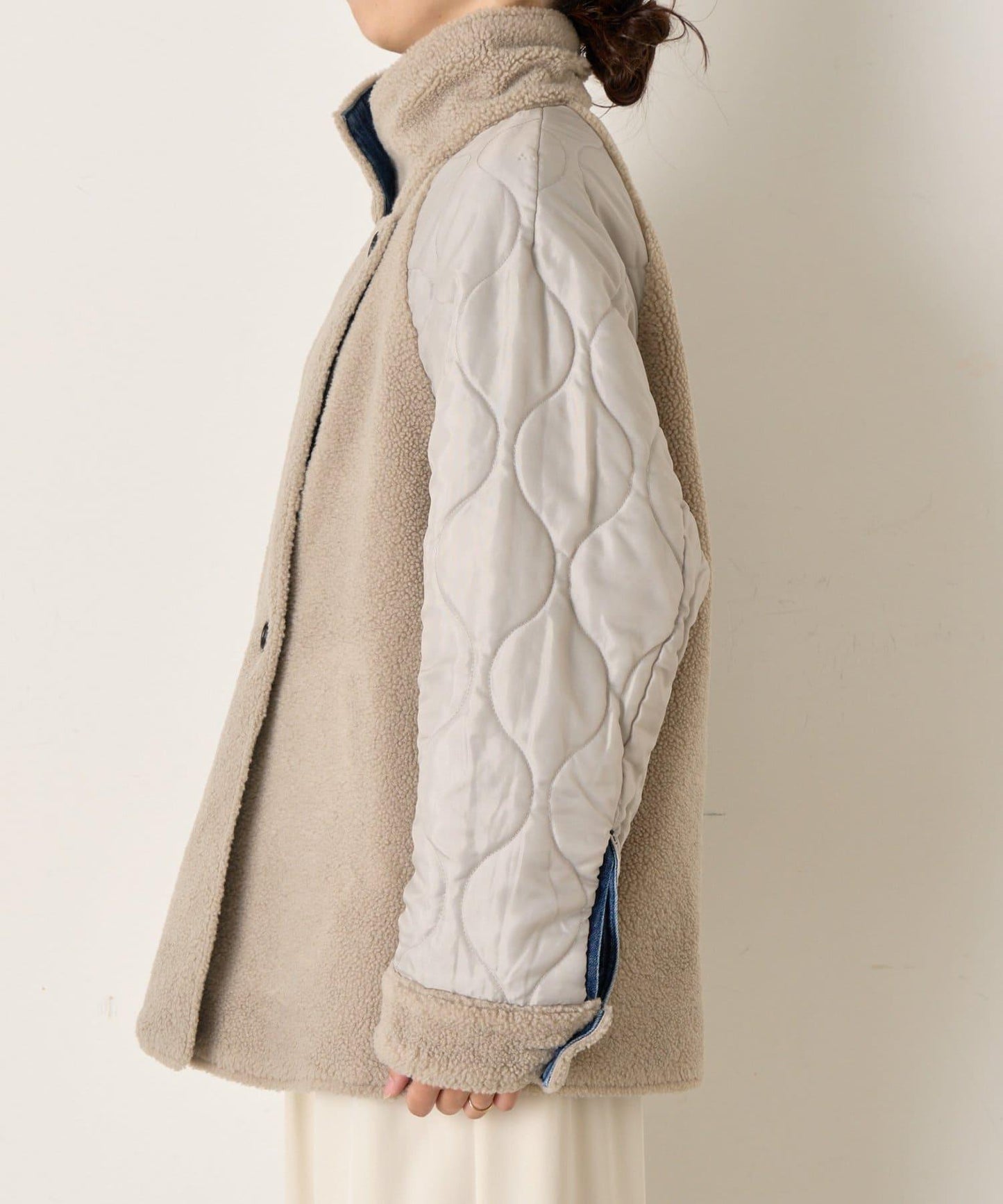 牛仔羊羔絨大衣