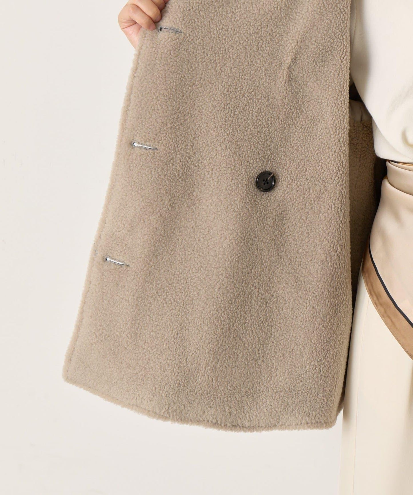 牛仔羊羔絨大衣