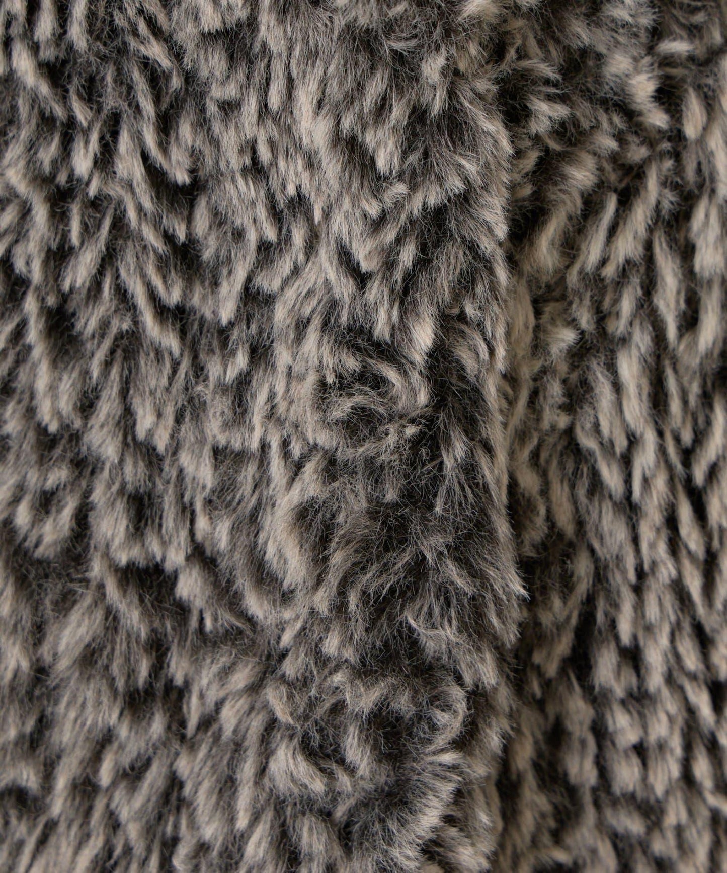 仿毛針織短款夾克