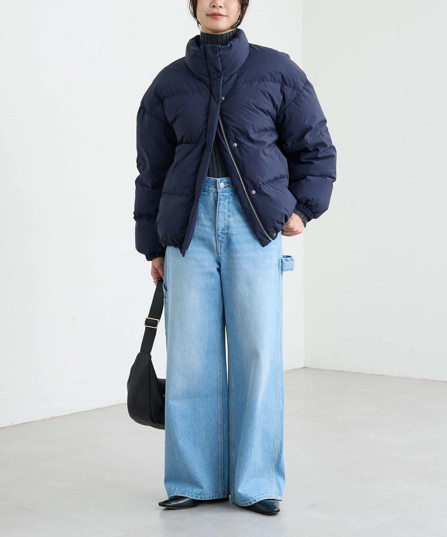 【MONN.:.(モン)】立領羽絨夾克