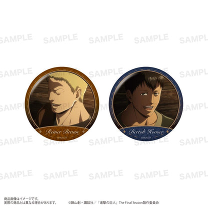 《進擊的巨人》徽章套裝 萊納&貝爾托特