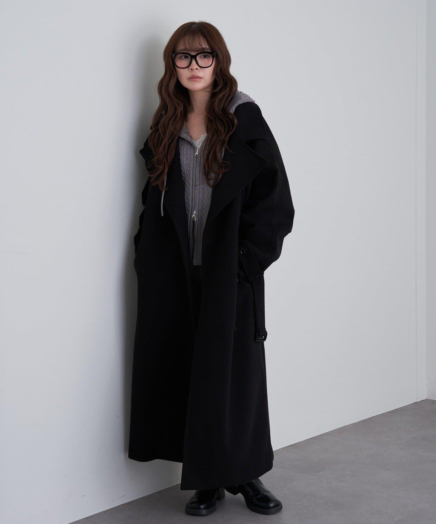 超長款夾克大衣