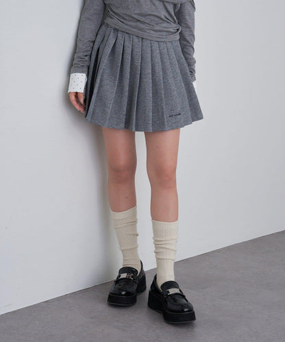 衛衣百褶迷你裙