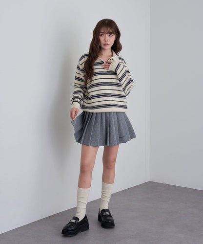 衛衣百褶迷你裙