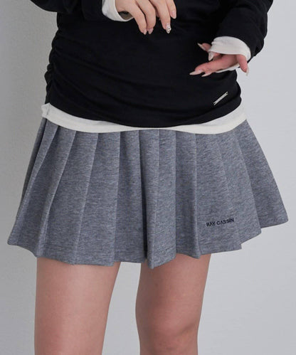 衛衣百褶迷你裙