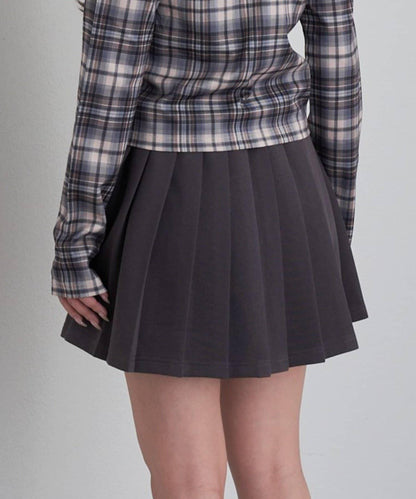 衛衣百褶迷你裙