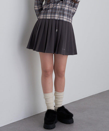 衛衣百褶迷你裙