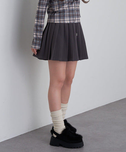 衛衣百褶迷你裙