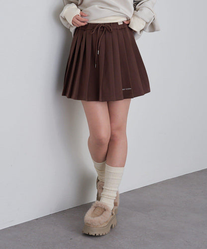 衛衣百褶迷你裙