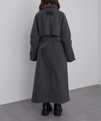 超長款夾克大衣