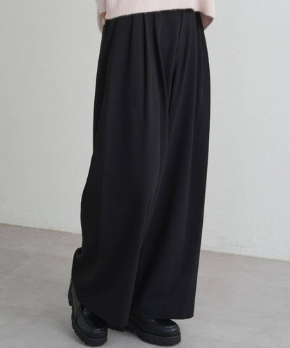 【限時優惠券適用】TR3褶皺寬鬆長褲