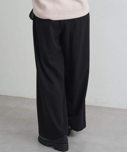 【限時優惠券適用】TR3褶皺寬鬆長褲