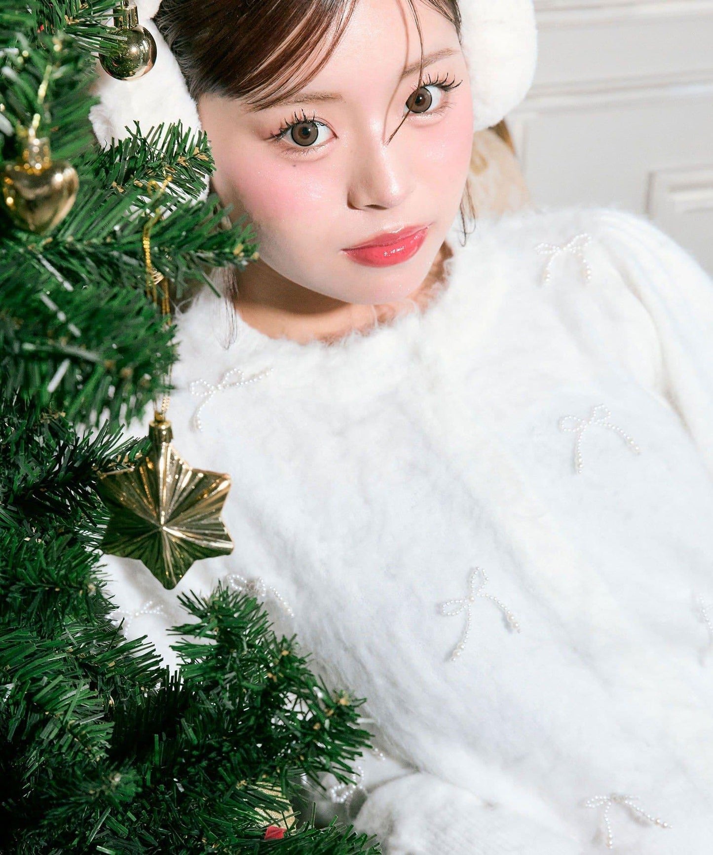 Twinkle蝴蝶結針織衫