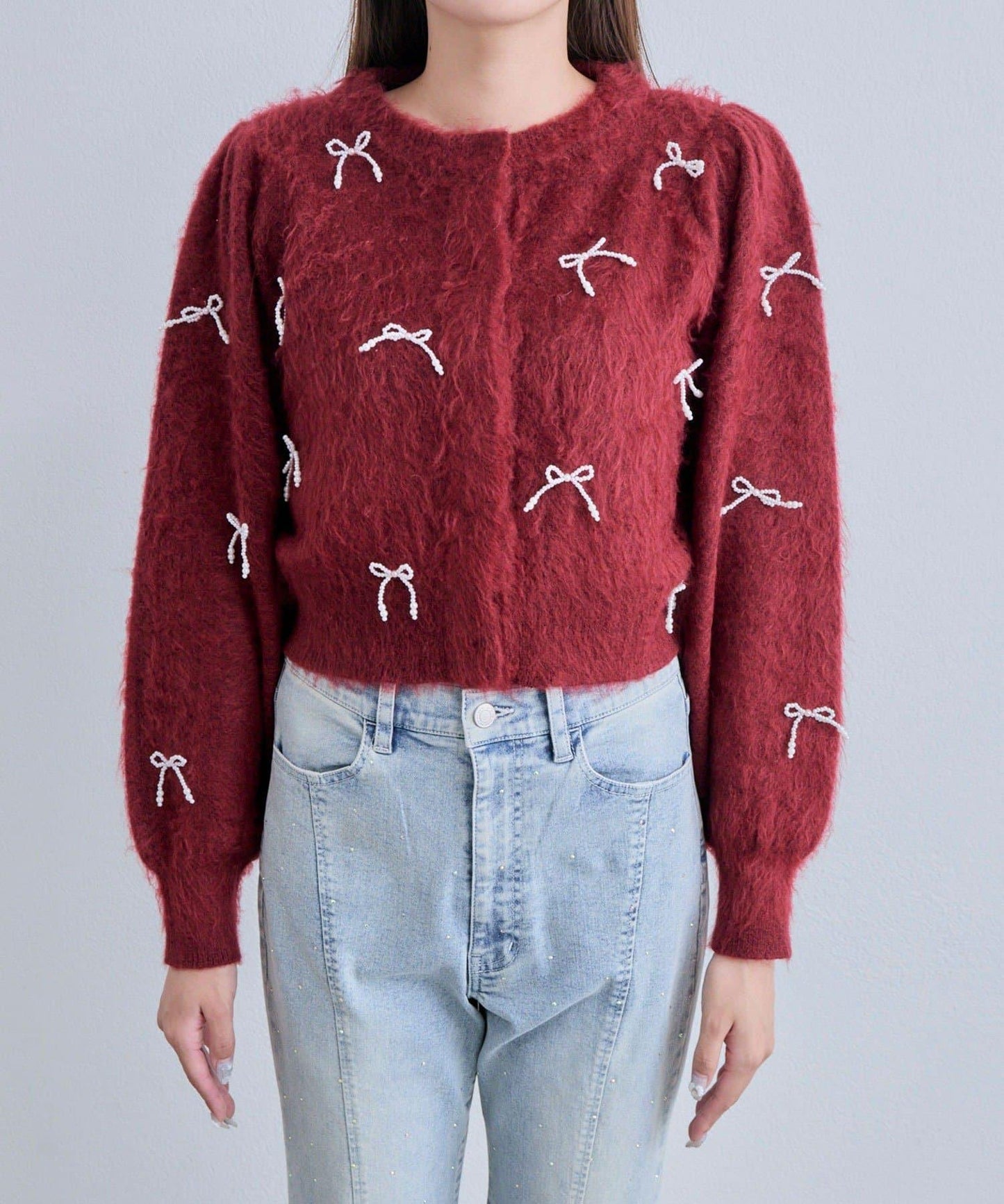 Twinkle蝴蝶結針織衫