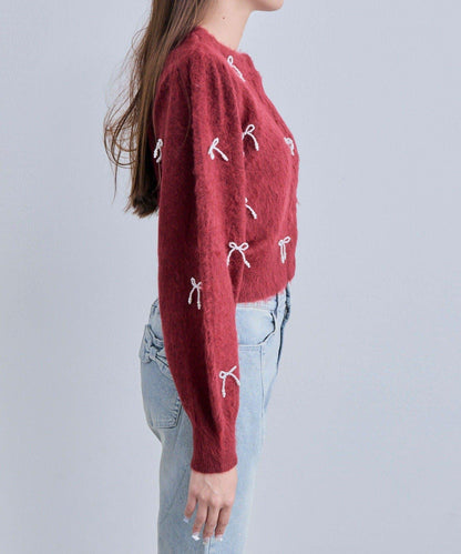 Twinkle蝴蝶結針織衫