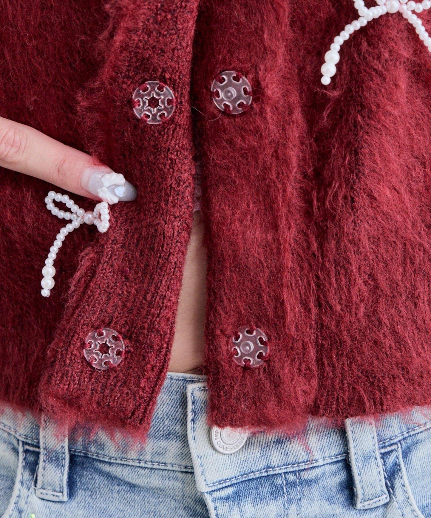 Twinkle蝴蝶結針織衫