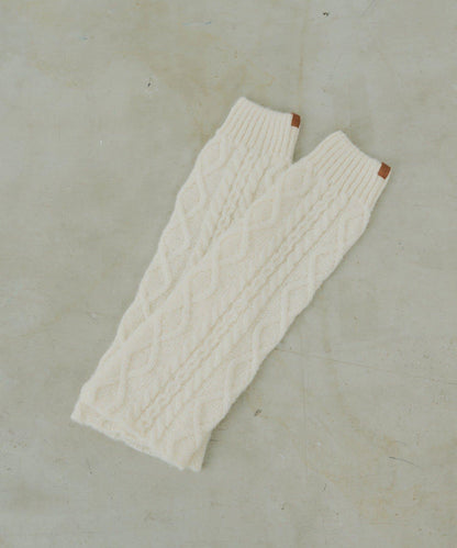 麻花編織護腿套