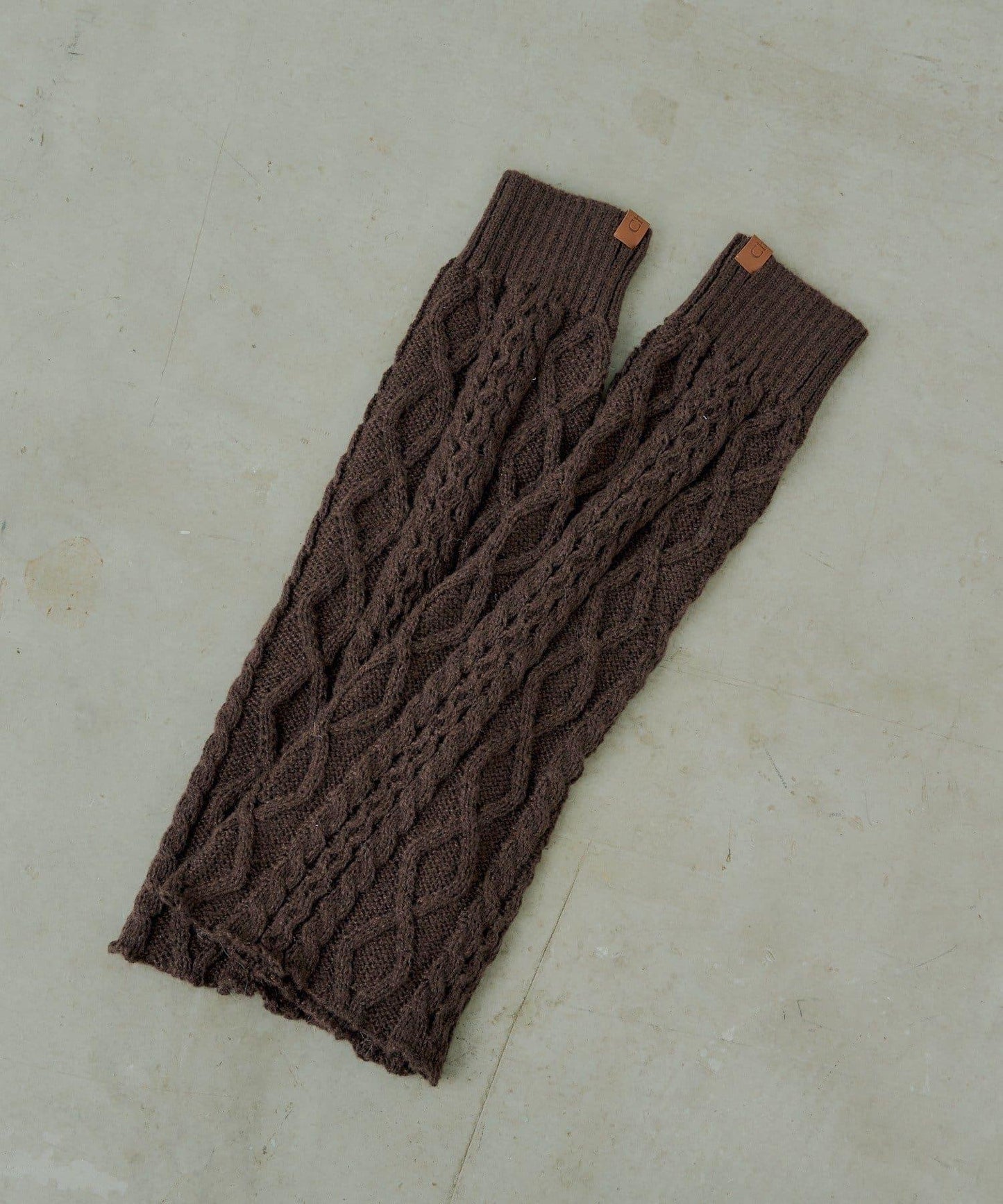 麻花編織護腿套