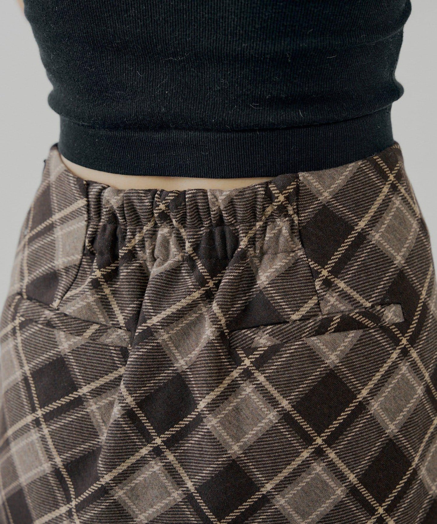 下襬毛絨緊身迷你裙