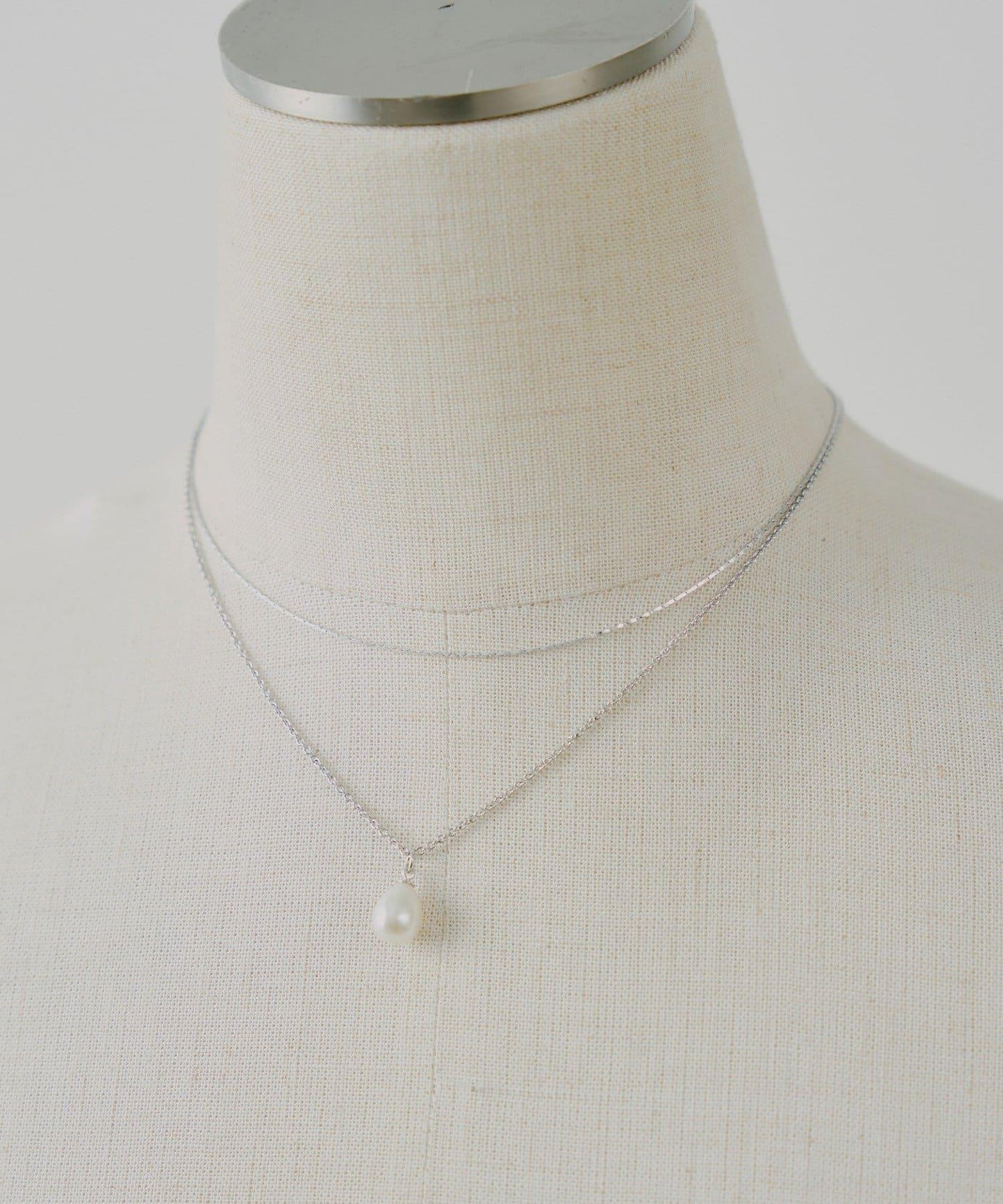 珍珠裝飾鏈條項鍊