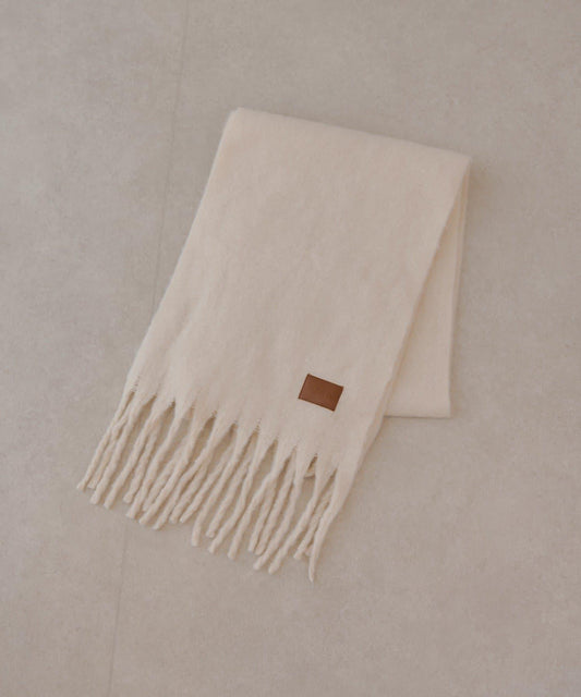 寬大流蘇加厚圍巾