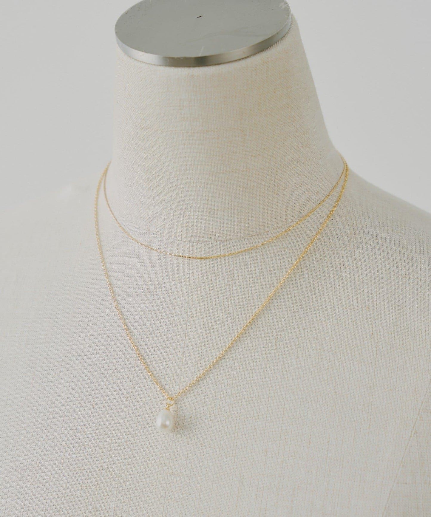 珍珠裝飾鏈條項鍊