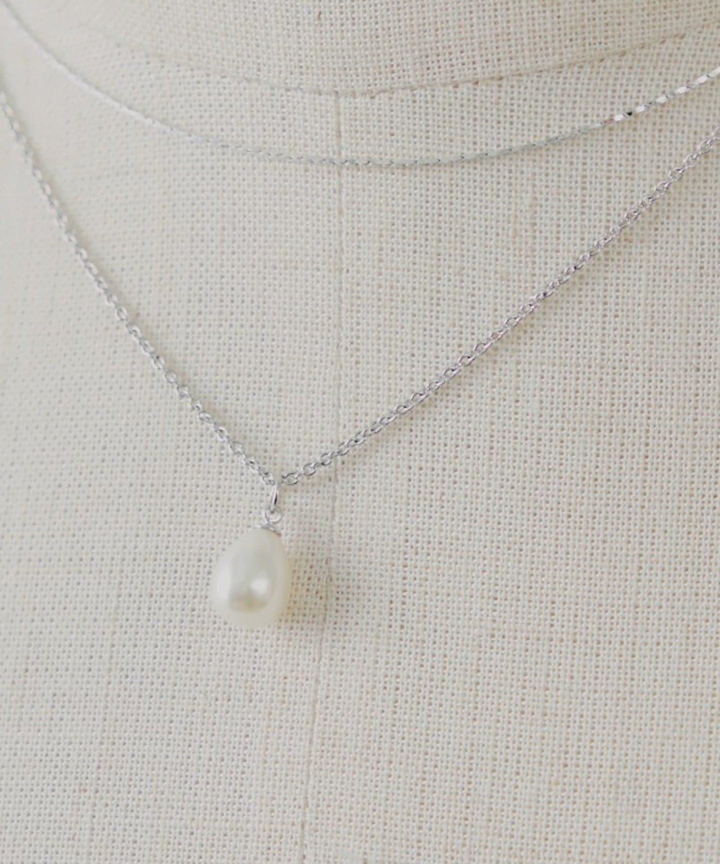 珍珠裝飾鏈條項鍊