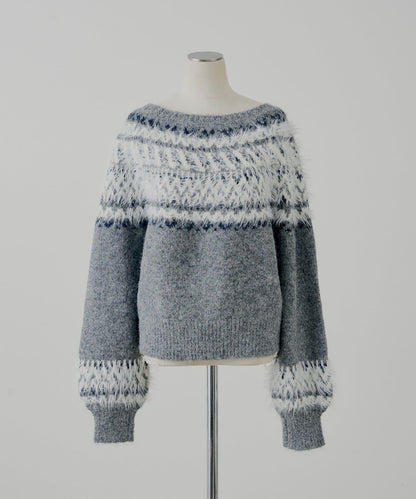 北歐風格寬鬆針織衫