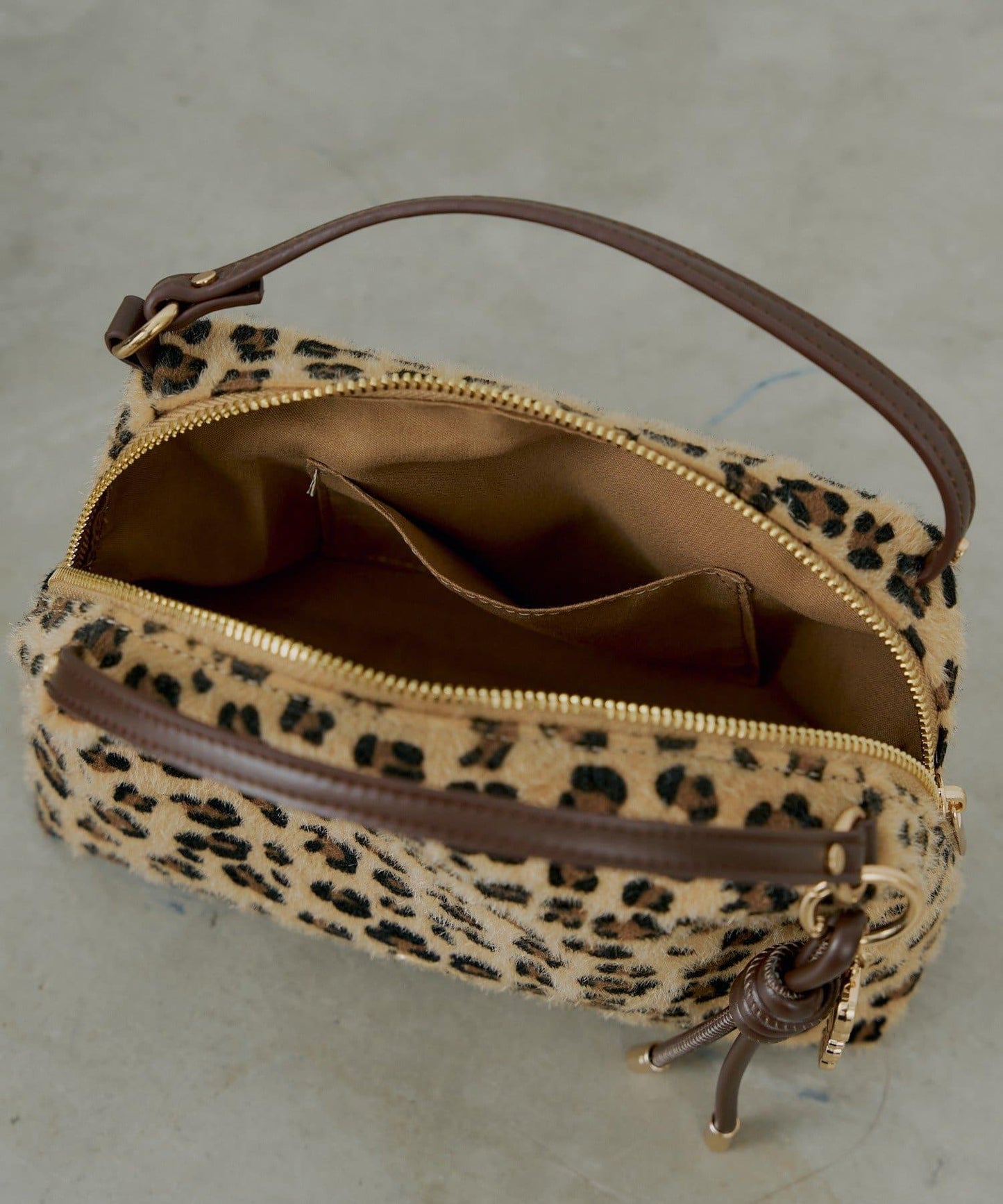 拼色雙提手單肩包