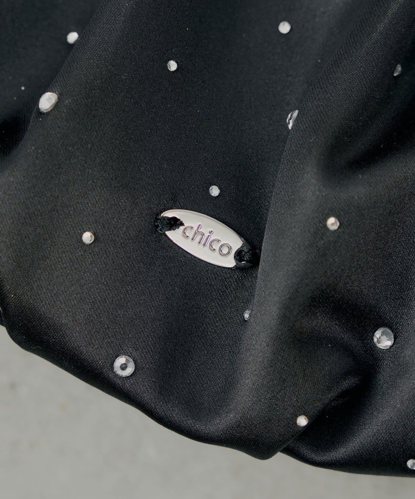 【SALON by Chico】水晶裝飾蝴蝶結單肩包