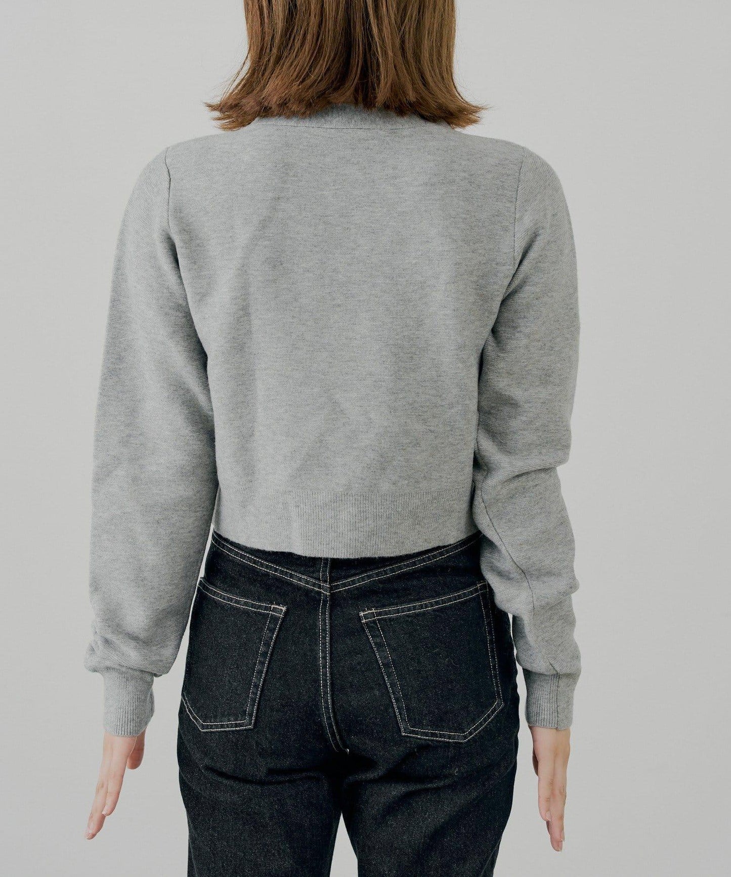 前繫帶珍珠荷葉邊上衣【SALON by Chico】